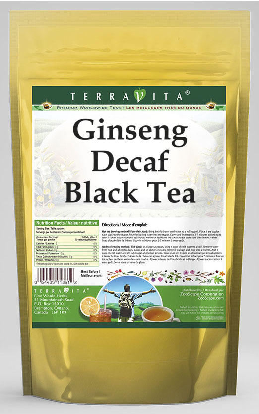 Ginseng Decaf Black Tea