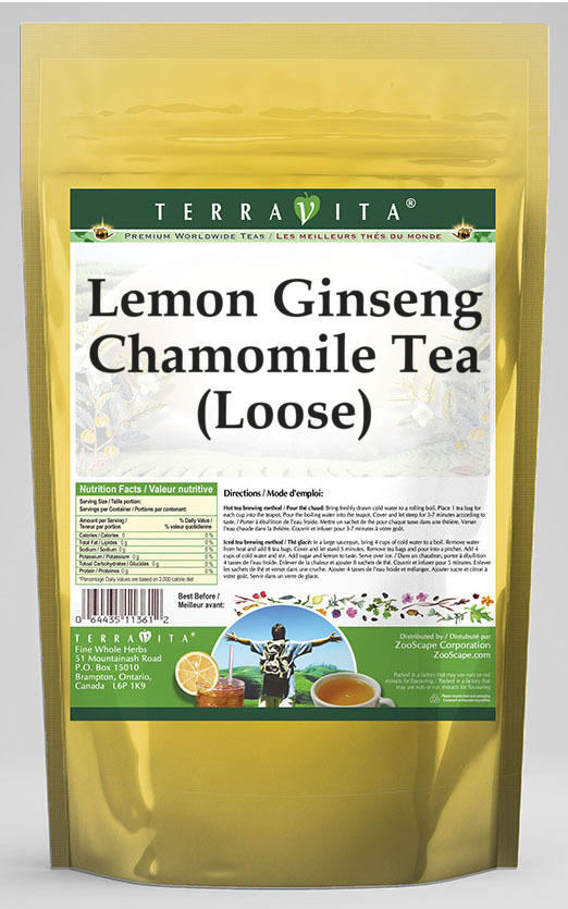 Lemon Ginseng Chamomile Tea (Loose)