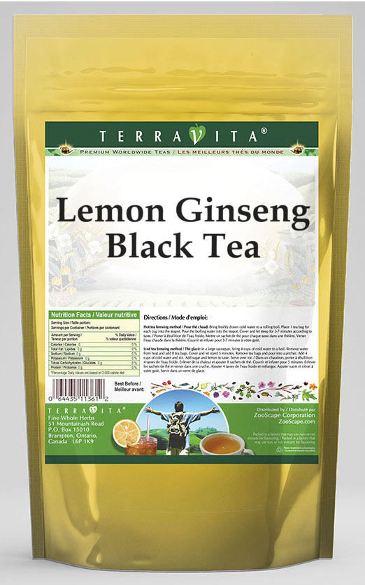 Lemon Ginseng Black Tea