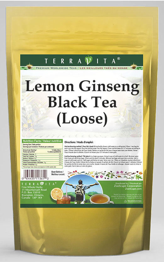 Lemon Ginseng Black Tea (Loose)
