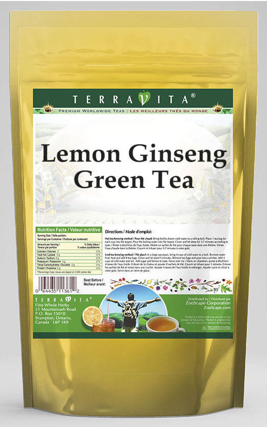 Lemon Ginseng Green Tea