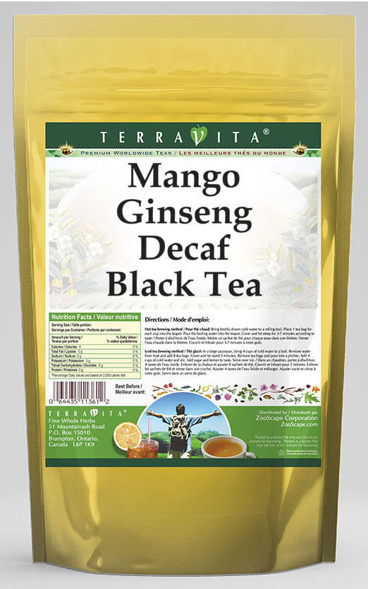 Mango Ginseng Decaf Black Tea