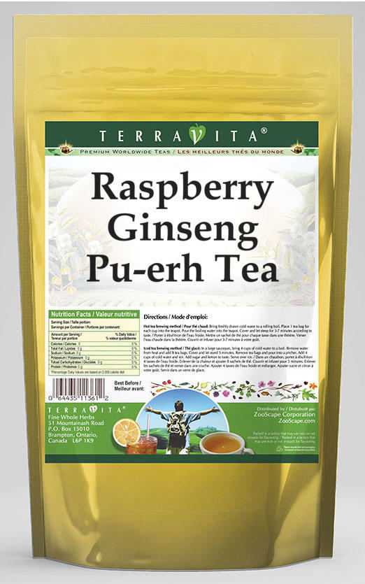 Raspberry Ginseng Pu-erh Tea