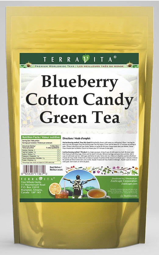 Blueberry Cotton Candy Green Tea