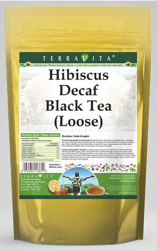 Hibiscus Decaf Black Tea (Loose)