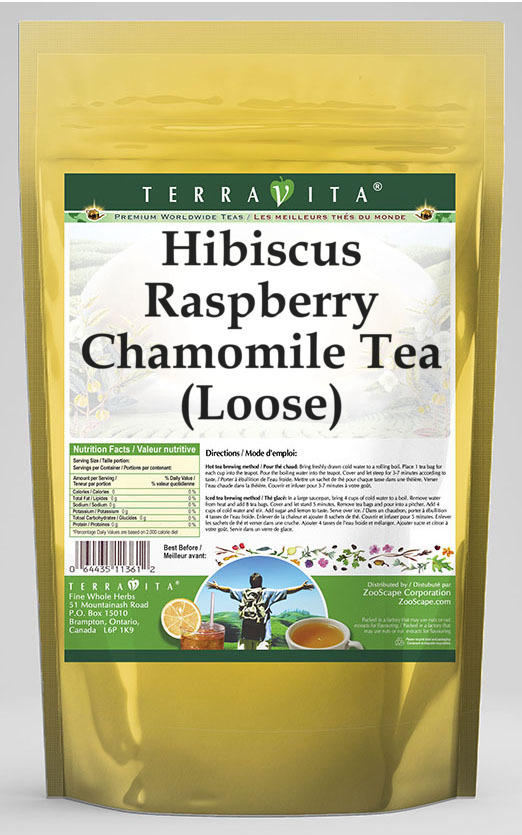 Hibiscus Raspberry Chamomile Tea (Loose)