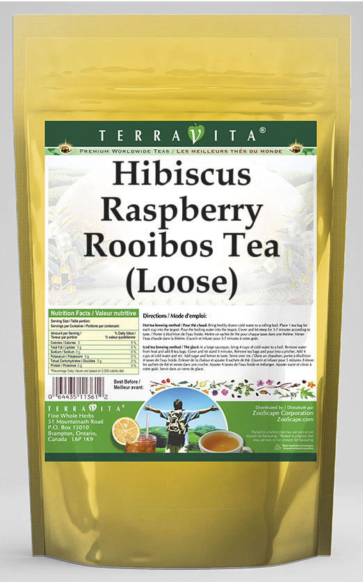 Hibiscus Raspberry Rooibos Tea (Loose)