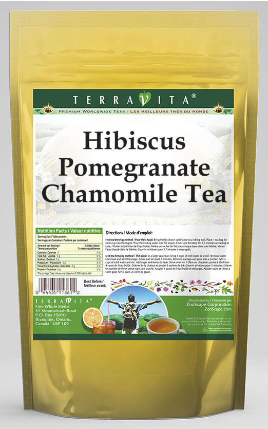 Hibiscus Pomegranate Chamomile Tea