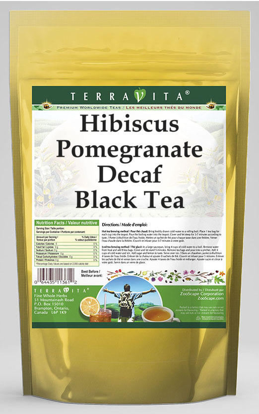 Hibiscus Pomegranate Decaf Black Tea