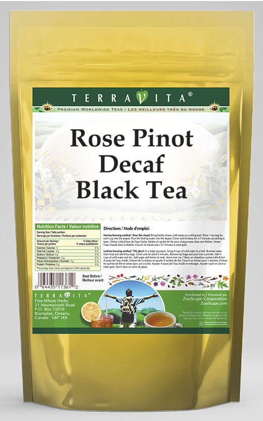 Rose Pinot Decaf Black Tea