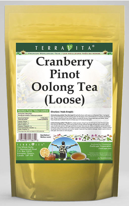 Cranberry Pinot Oolong Tea (Loose)