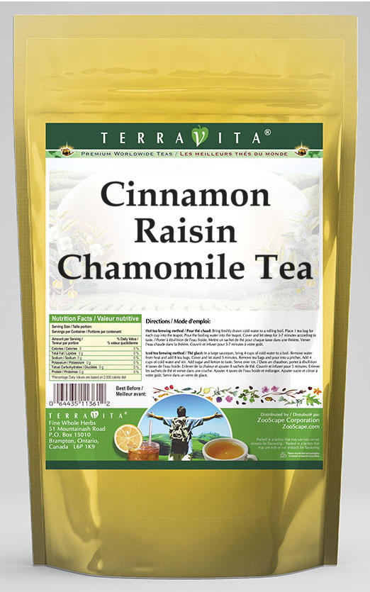 Cinnamon Raisin Chamomile Tea