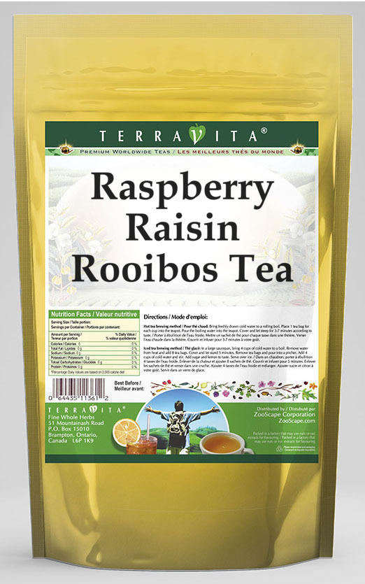 Raspberry Raisin Rooibos Tea