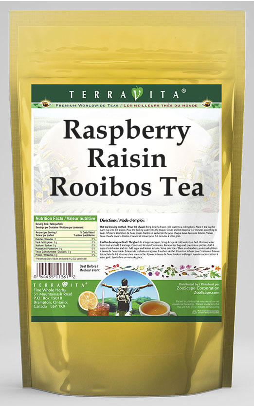 Raspberry Raisin Rooibos Tea