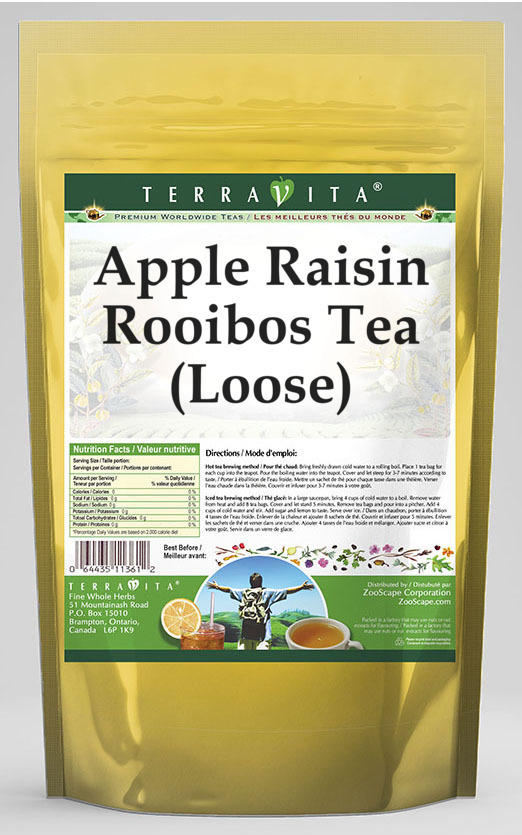 Apple Raisin Rooibos Tea (Loose)