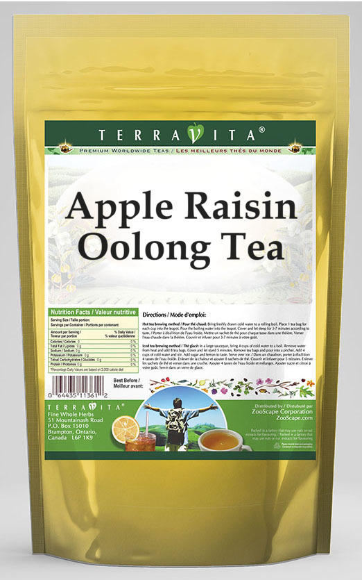 Apple Raisin Oolong Tea