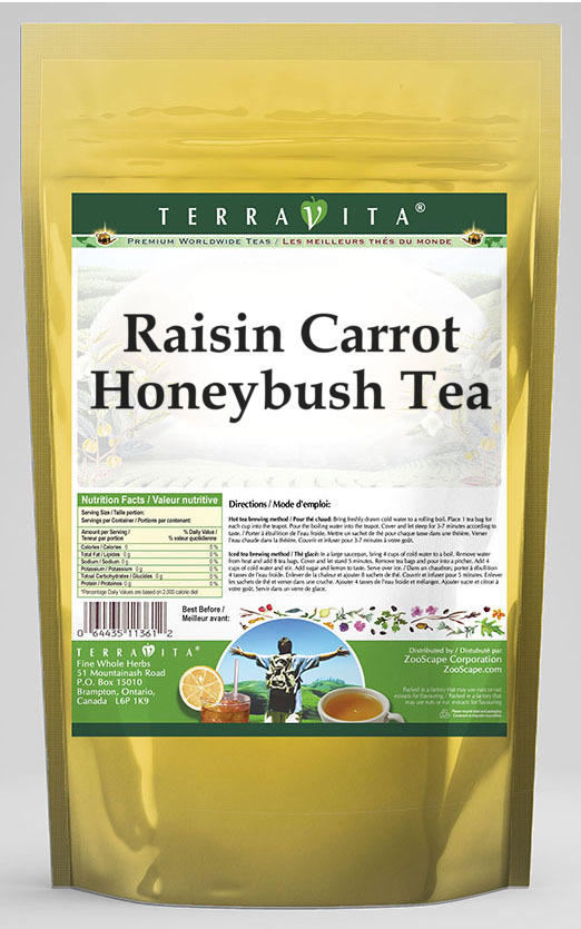Raisin Carrot Honeybush Tea