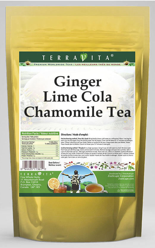 Ginger Lime Cola Chamomile Tea