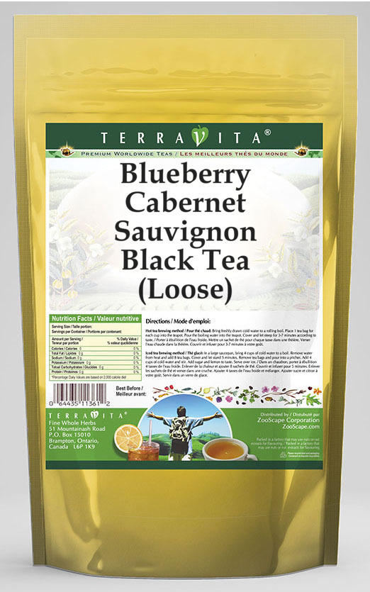 Blueberry Cabernet Sauvignon Black Tea (Loose)