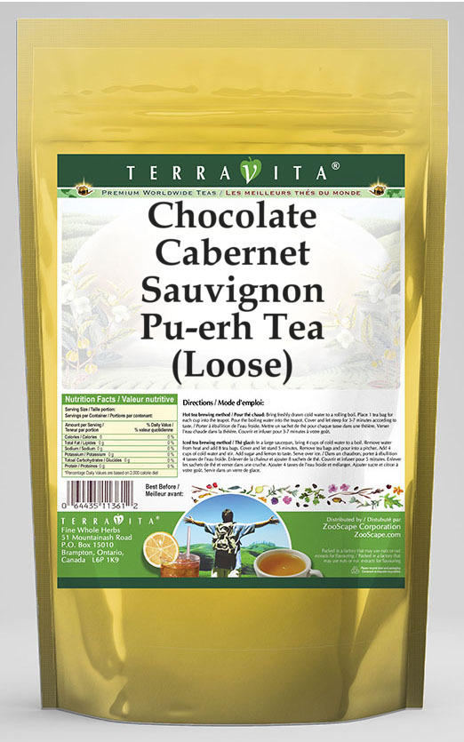 Chocolate Cabernet Sauvignon Pu-erh Tea (Loose)