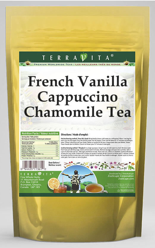 French Vanilla Cappuccino Chamomile Tea