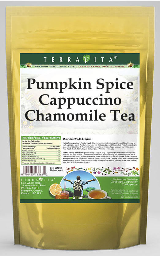 Pumpkin Spice Cappuccino Chamomile Tea