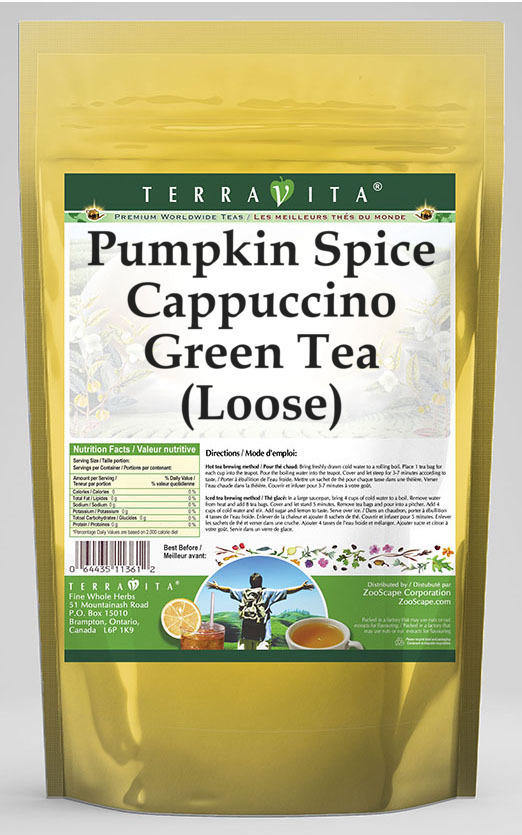 Pumpkin Spice Cappuccino Green Tea (Loose)