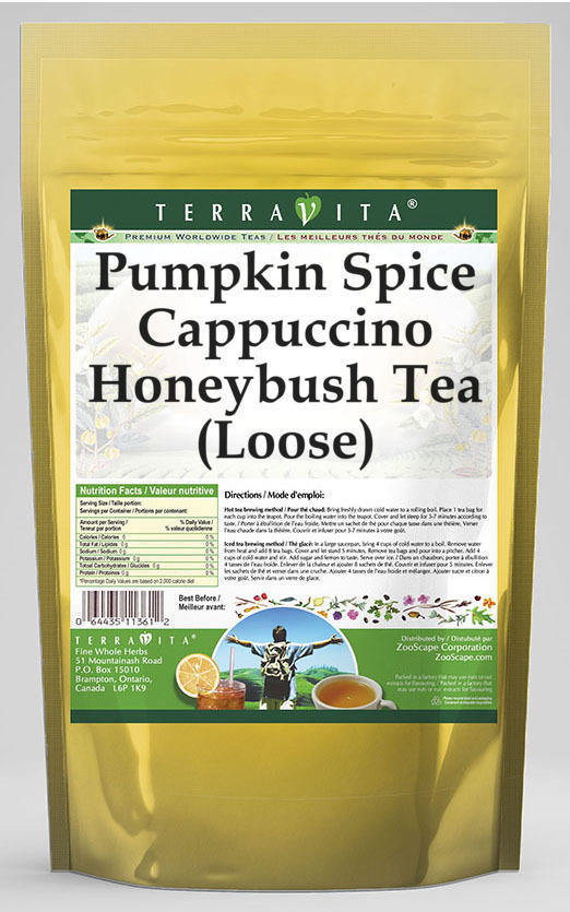 Pumpkin Spice Cappuccino Honeybush Tea (Loose)