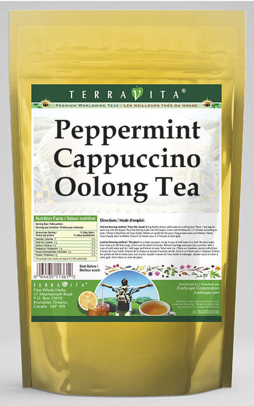 Peppermint Cappuccino Oolong Tea