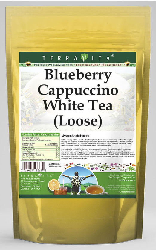 Blueberry Cappuccino White Tea (Loose)