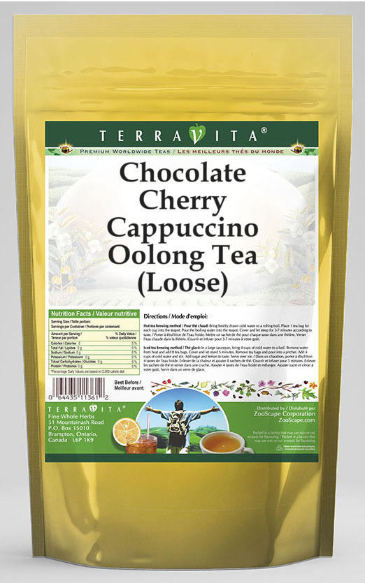 Chocolate Cherry Cappuccino Oolong Tea (Loose)