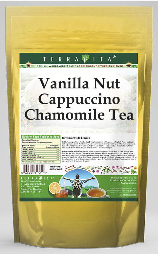 Vanilla Nut Cappuccino Chamomile Tea