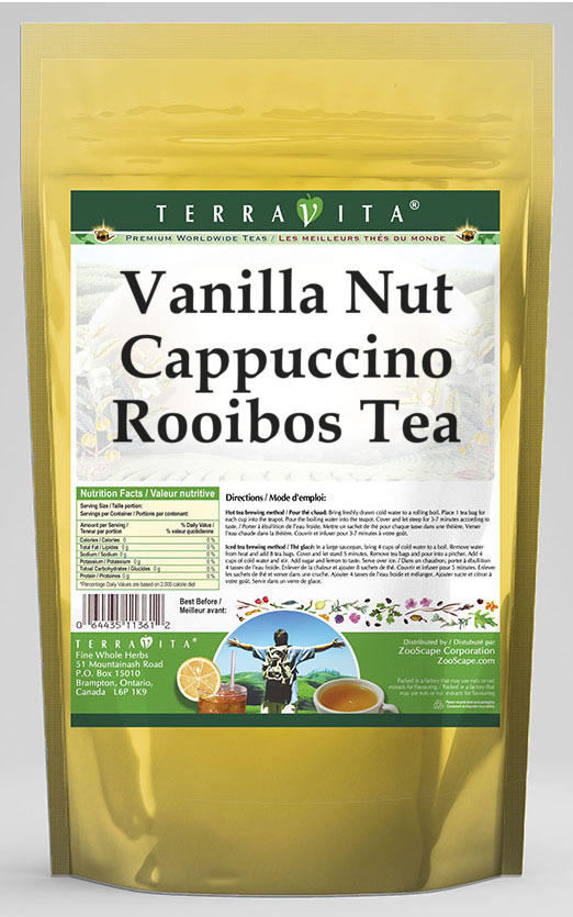 Vanilla Nut Cappuccino Rooibos Tea