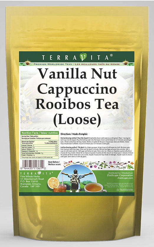 Vanilla Nut Cappuccino Rooibos Tea (Loose)