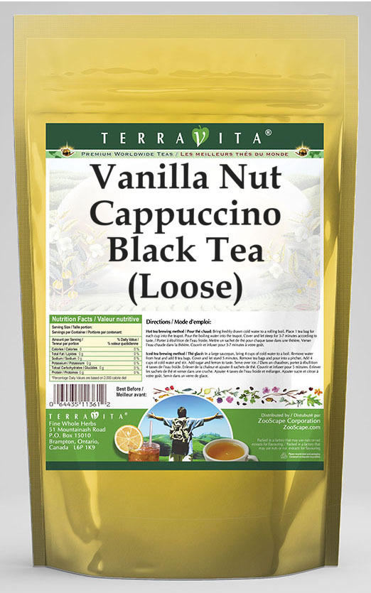 Vanilla Nut Cappuccino Black Tea (Loose)