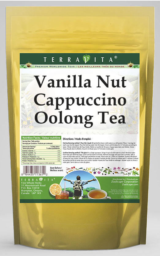 Vanilla Nut Cappuccino Oolong Tea