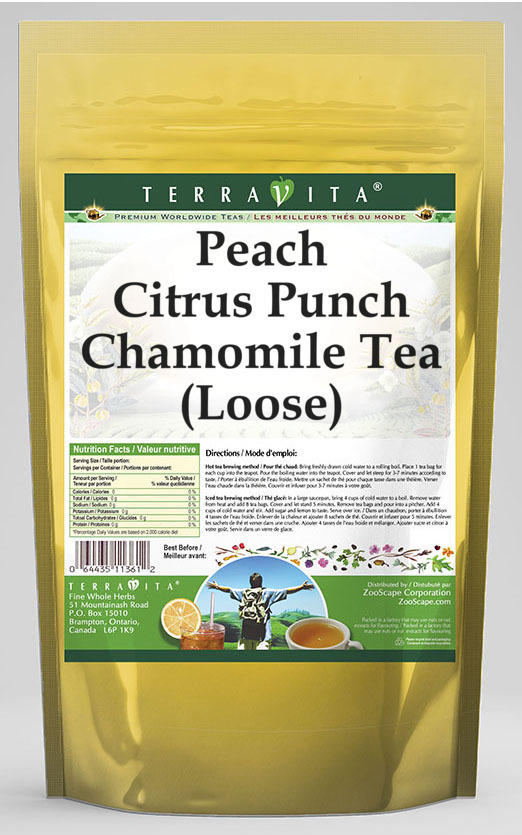 Peach Citrus Punch Chamomile Tea (Loose)