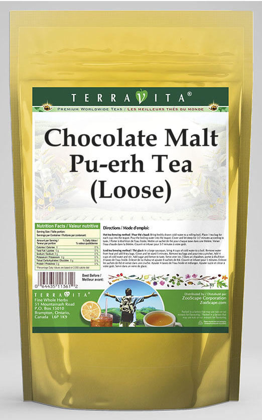 Chocolate Malt Pu-erh Tea (Loose)