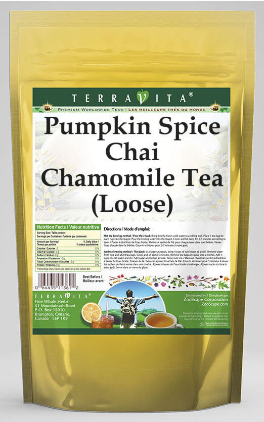 Pumpkin Spice Chai Chamomile Tea (Loose)