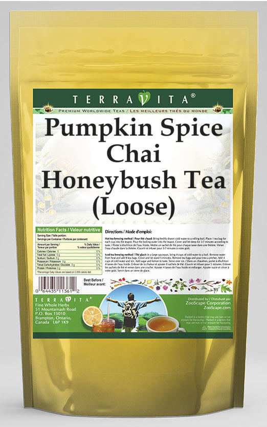 Pumpkin Spice Chai Honeybush Tea (Loose)