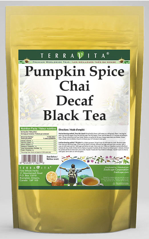Pumpkin Spice Chai Decaf Black Tea