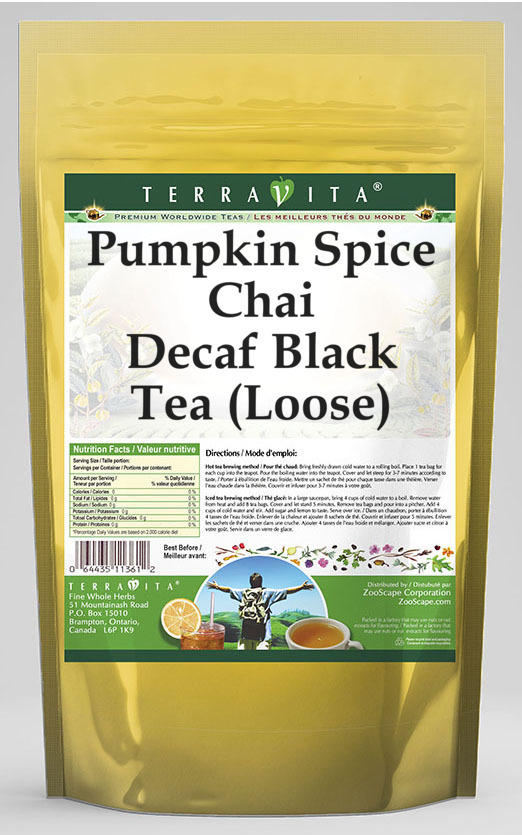 Pumpkin Spice Chai Decaf Black Tea (Loose)