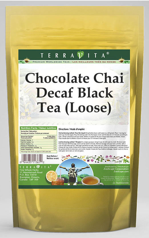 Chocolate Chai Decaf Black Tea (Loose)