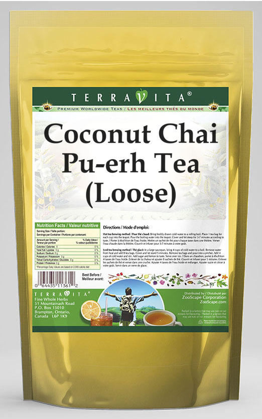 Coconut Chai Pu-erh Tea (Loose)