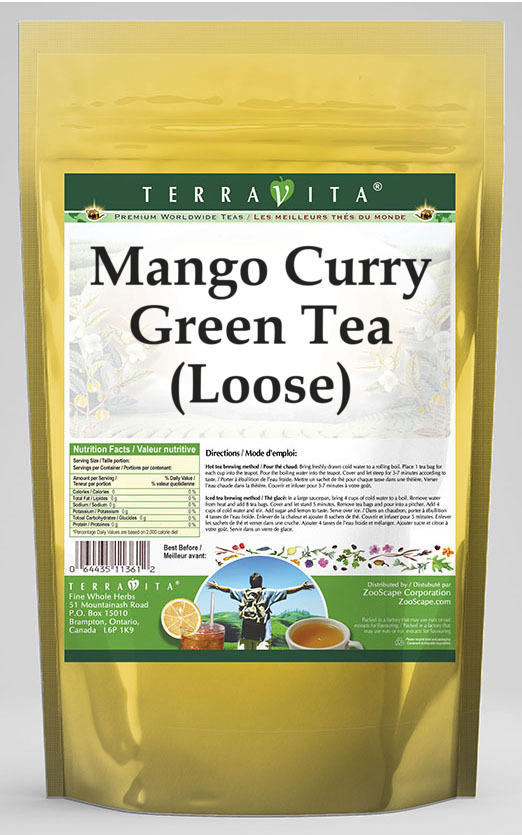 Mango Curry Green Tea (Loose)