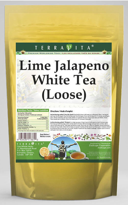 Lime Jalapeno White Tea (Loose)