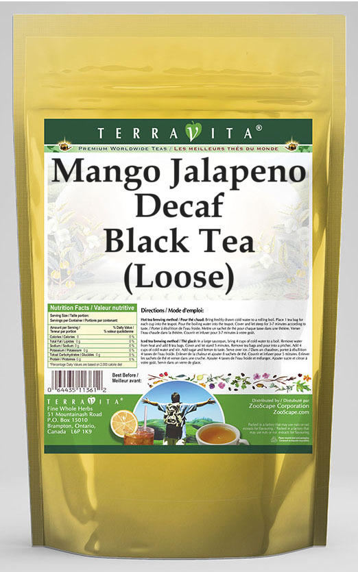 Mango Jalapeno Decaf Black Tea (Loose)