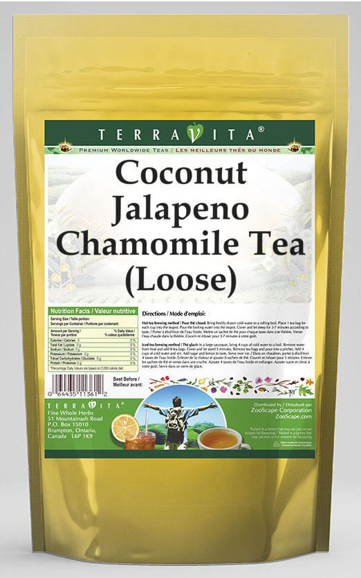 Coconut Jalapeno Chamomile Tea (Loose)