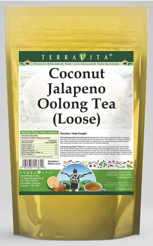 Coconut Jalapeno Oolong Tea (Loose)