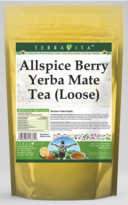 Allspice Berry Yerba Mate Tea (Loose)